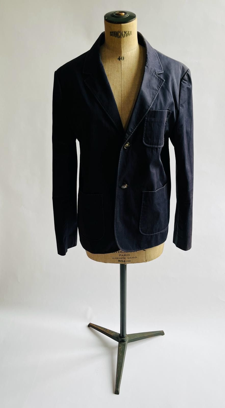 image of Carven Navy Blazer Guillaume Henry, Men's (Size 40R)