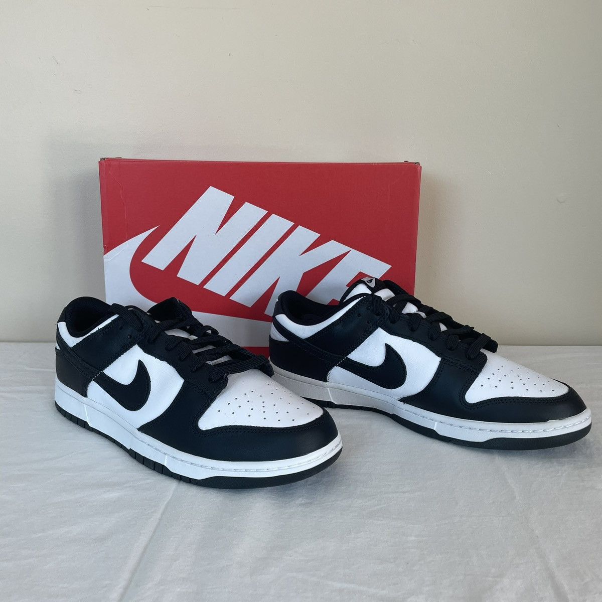 Nike Nike Dunk Low Black White Panda Mens US Size 12 DD1391-100 Size US 12 / EU 45 - 4 Thumbnail