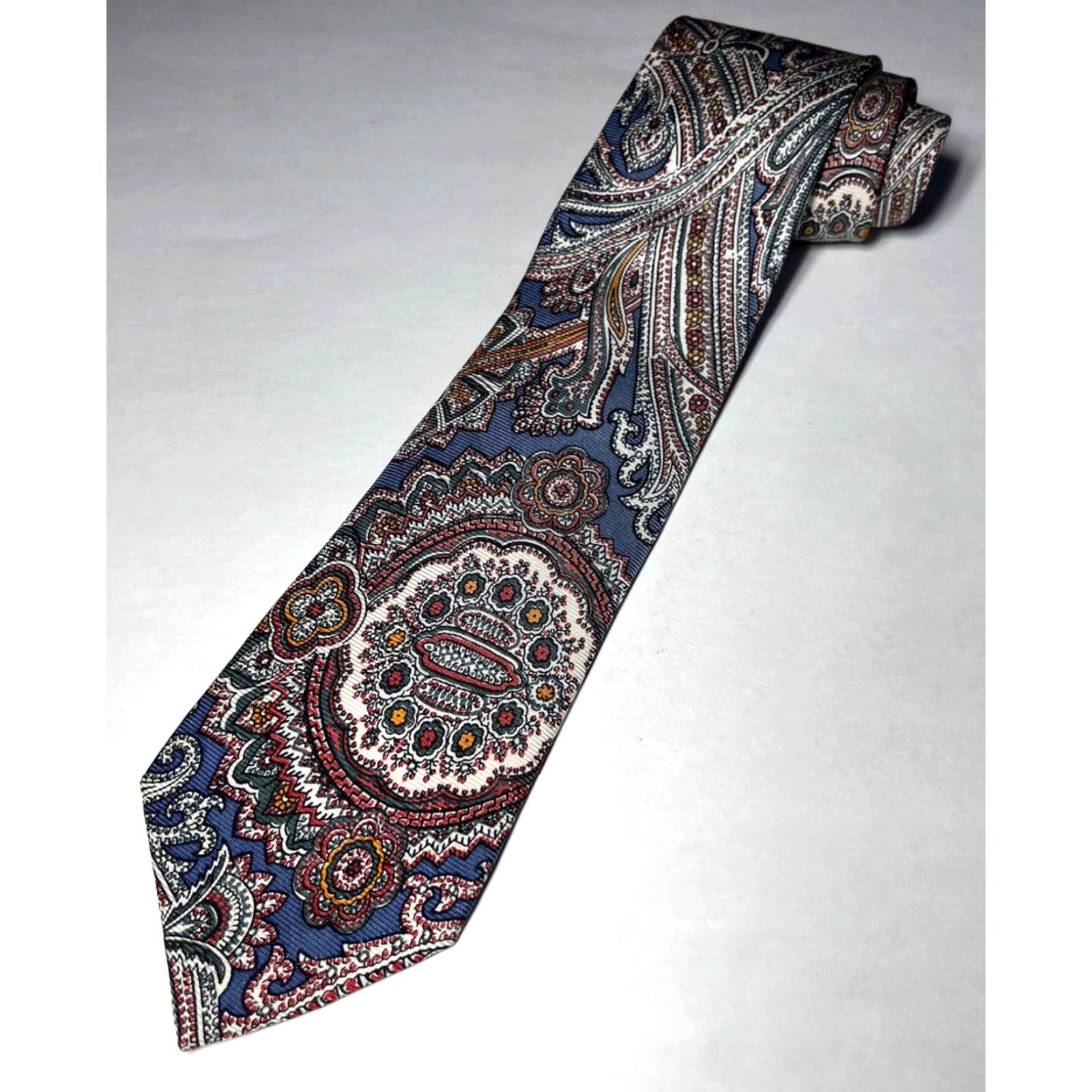 Polo Ralph Lauren VINTAGE Polo Ralph Lauren Tie Men’s Silk Paisley Floral Made in USA Size US M / EU 48-50 / 2 - 3 Thumbnail