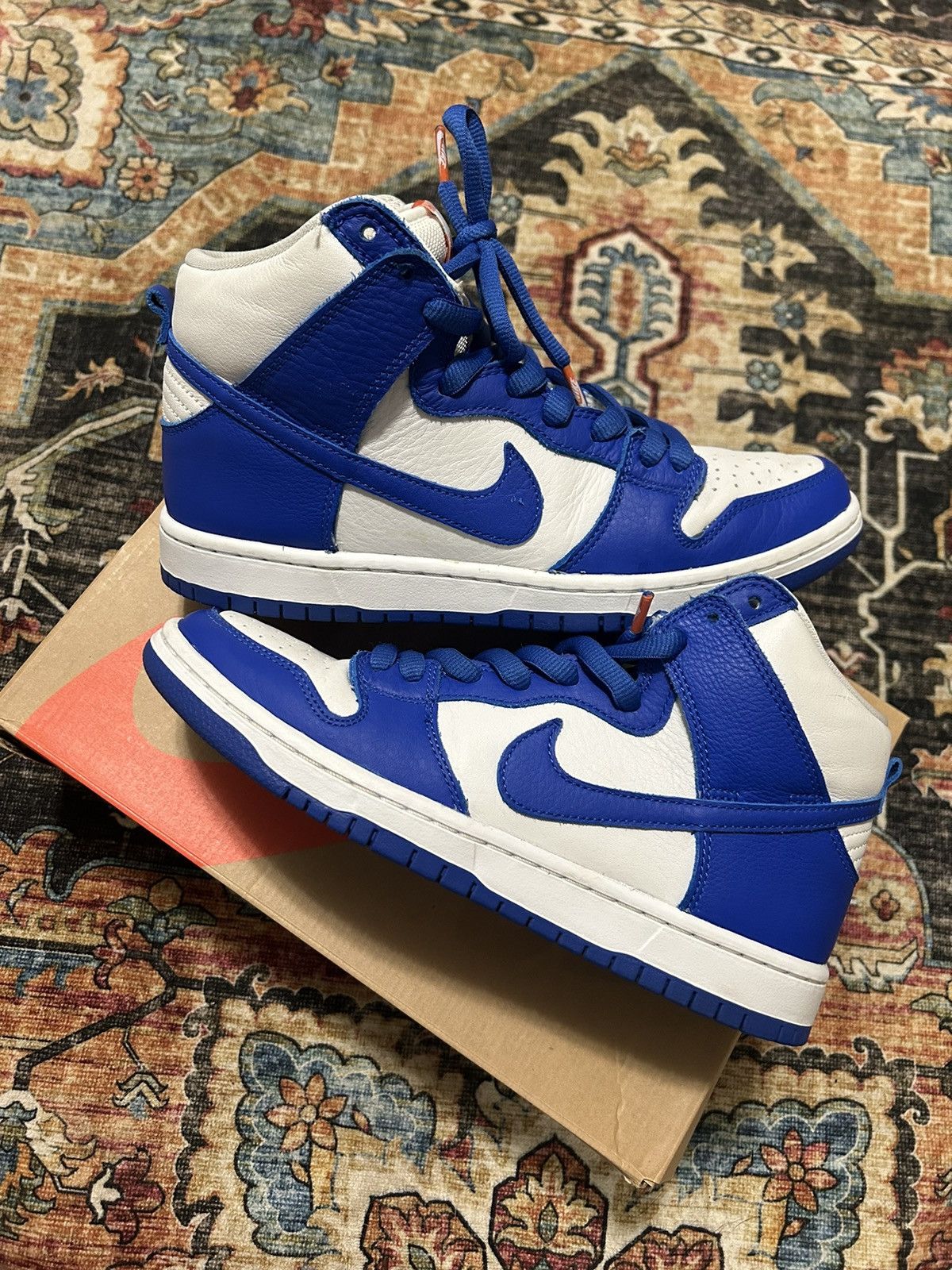 Nike SB Nike SB Dunk High Orange Label Varsity Royal Size US 9 / EU 42 - 1 Thumbnail