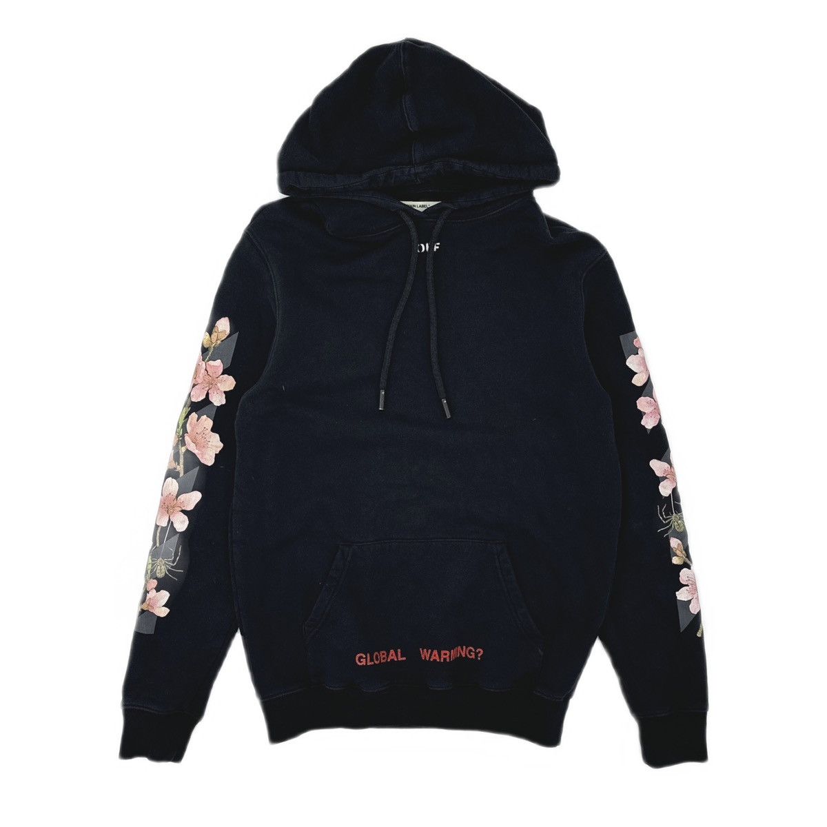 Off-White Off-White Global Warming Sakura Flower Hoodie Size XXS / US 00 / IT 34 - 2 Thumbnail