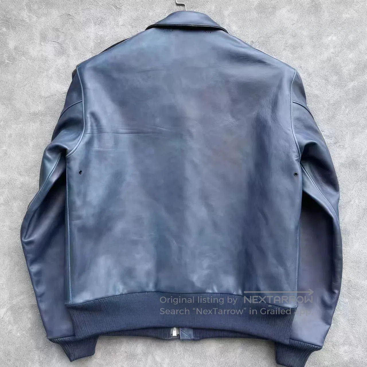 The Real McCoy's THE REAL McCOY'S Indigo Leather Jacket. Size US M / EU 48-50 / 2 - 2 Thumbnail