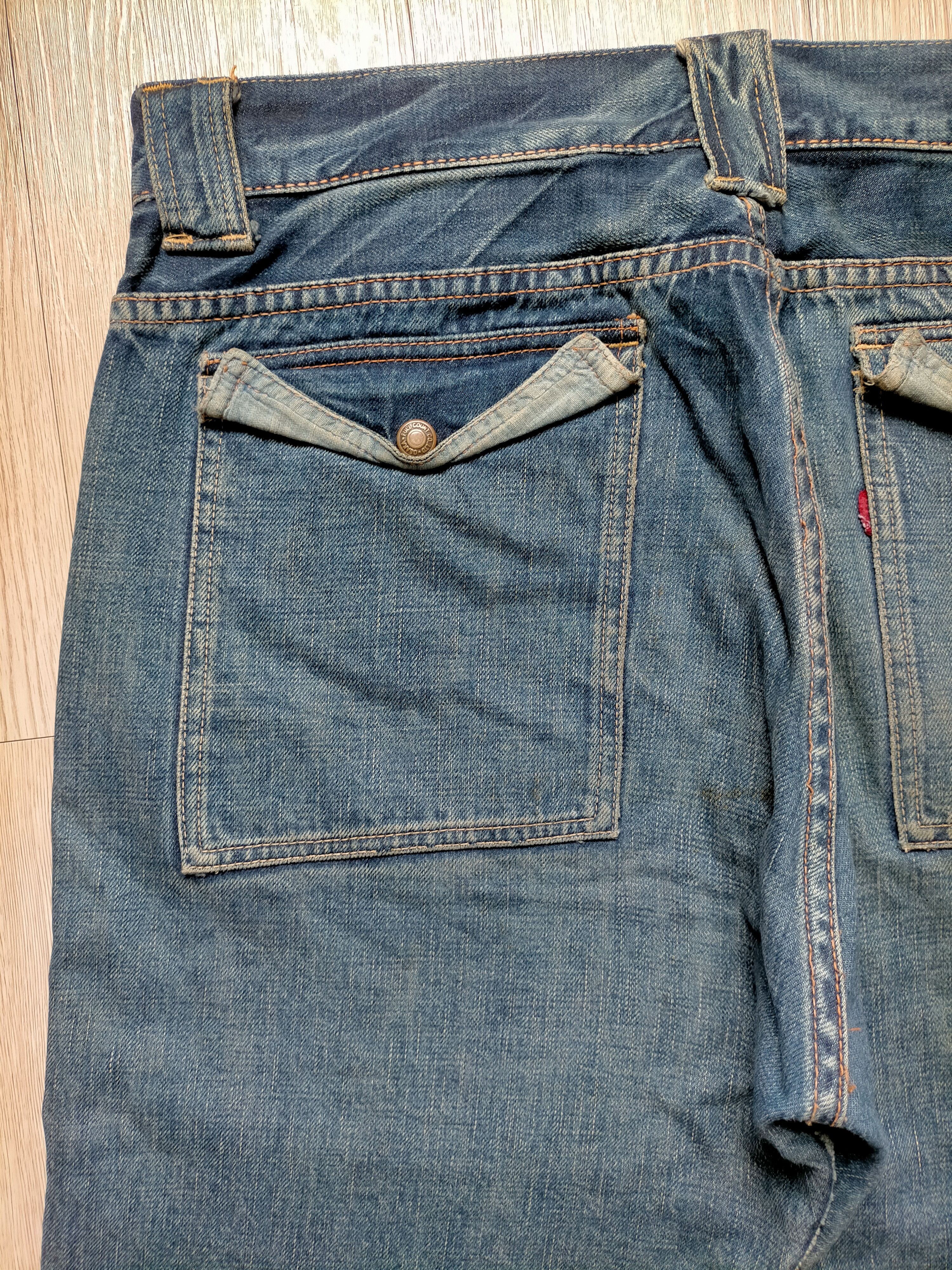 Full Count & Co. Vintage 90s Full Count & Co Selvedge Bush Pants Denim Japan Size US 34 / EU 50 - 10 Thumbnail