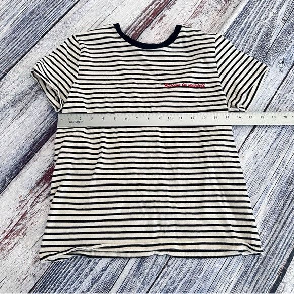 Other PABLO Striped “Believe in Yourself” T-Shirt Size S / US 4 / IT 40 - 9 Thumbnail