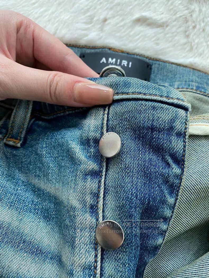 Amiri Amiri Size 33 Washed blue mx2 jeans Size US 33 - 6 Thumbnail