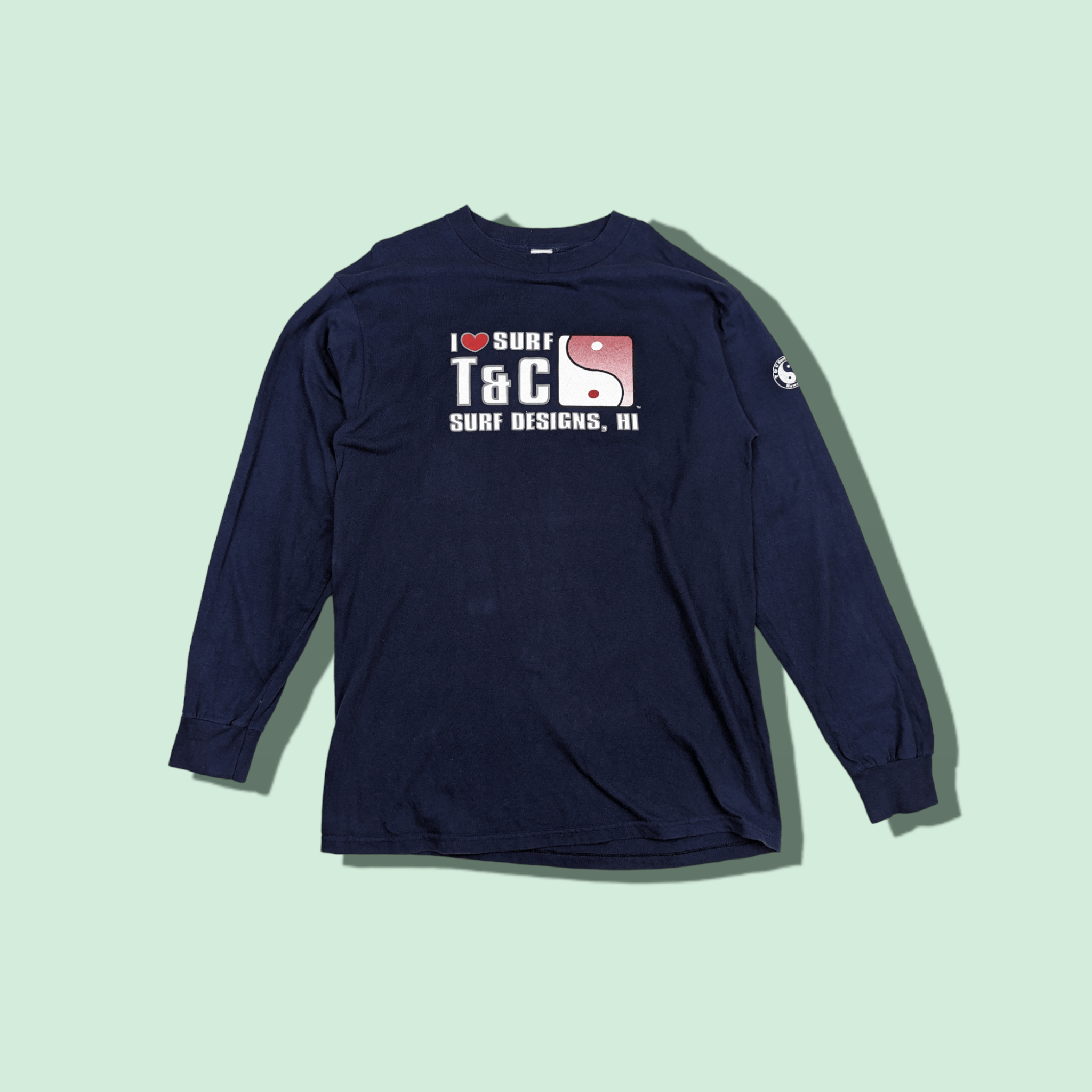 Vintage Vintage 90's T&C Surf Designs Long Sleeve T-Shirt Sweatshirt Size US L / EU 52-54 / 3 - 1 Thumbnail