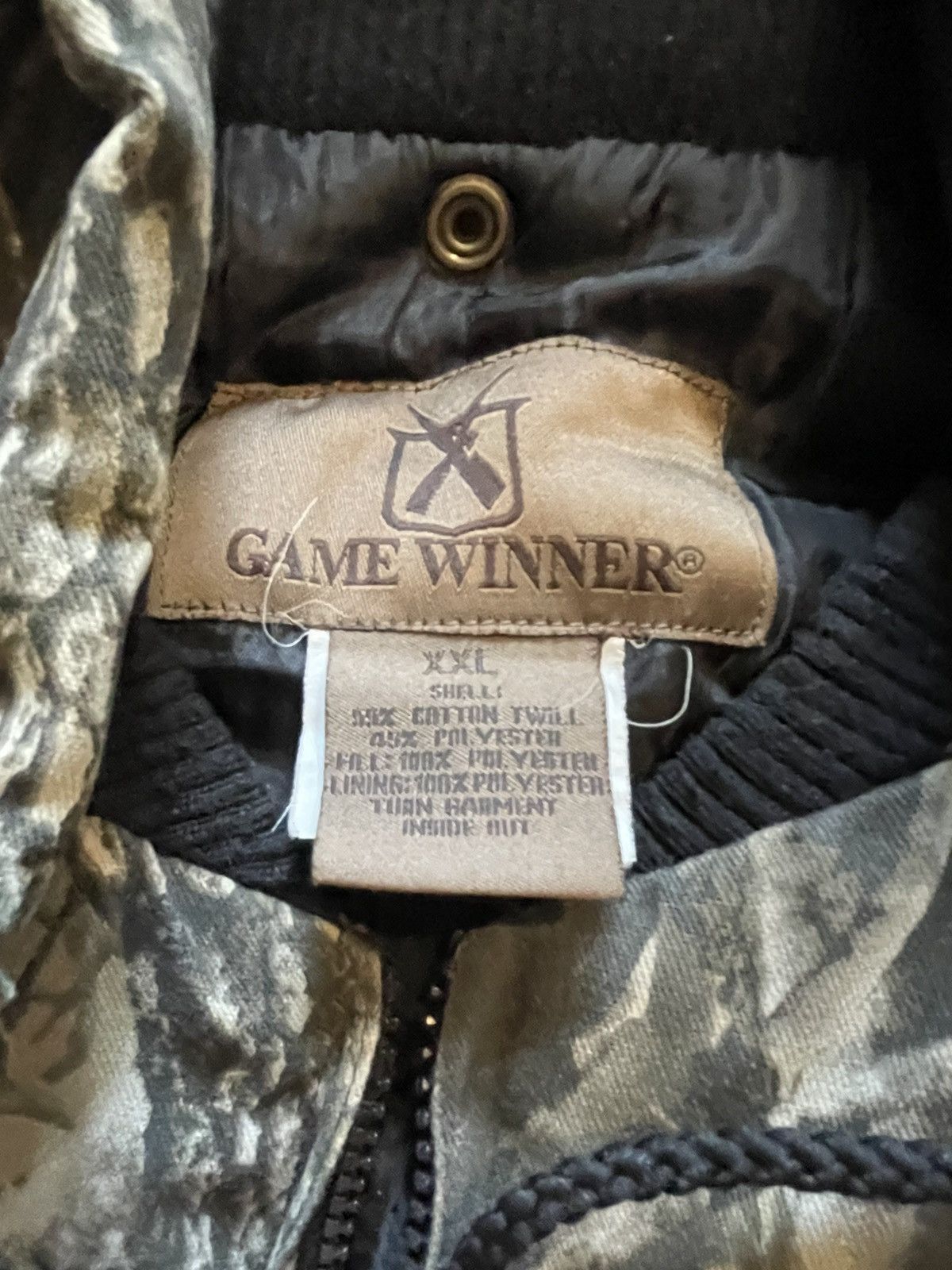 Realtree Vintage Game Winner Realtree Hardwoods Jacket W/ Hood Sz 2XL Size US XXL / EU 58 / 5 - 4 Thumbnail