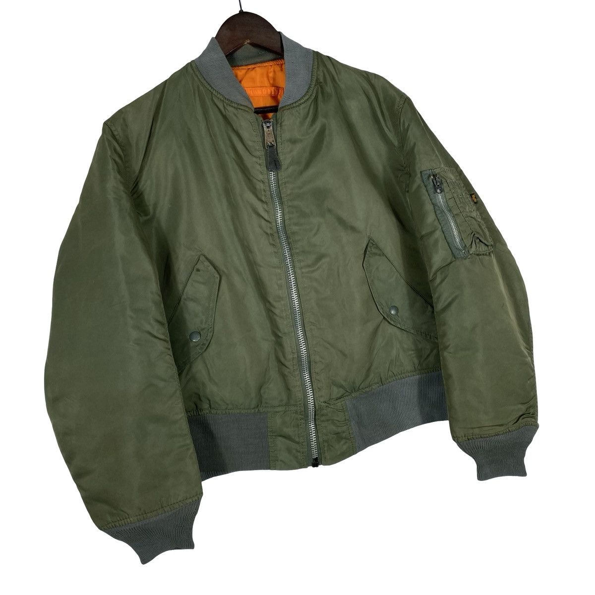 Alpha Industries Vintage Alpha Industries MA-1 Bomber Jacket Reversible Size US M / EU 48-50 / 2 - 3 Thumbnail