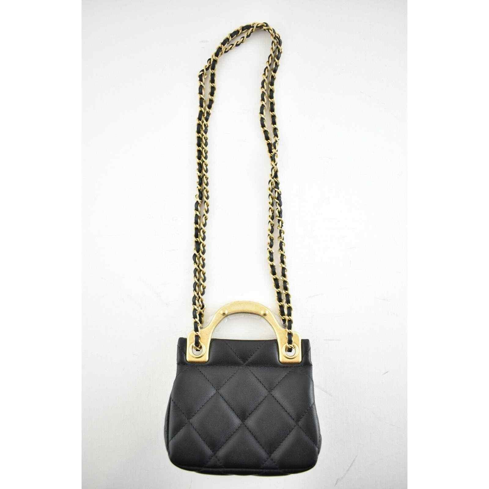 Chanel Chanel With Chain Handle Shoulder Crossbody Bag Size ONE SIZE - 10 Thumbnail