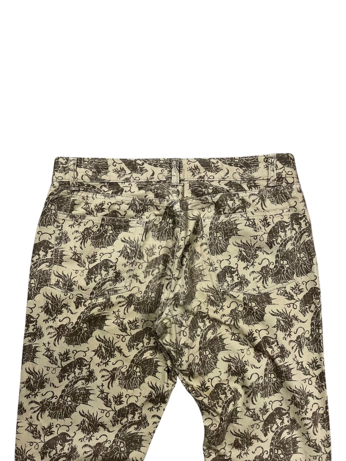 BUFFALO BOBS 2000s Schlussel - Dragon Flared Pants Size US 30 / EU 46 - 5 Thumbnail