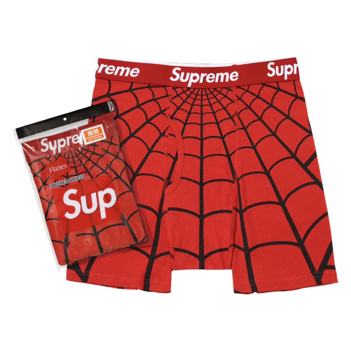 Hanes × Supreme Supreme Hanes Boxer Briefs (2 Pack) | Grailed
