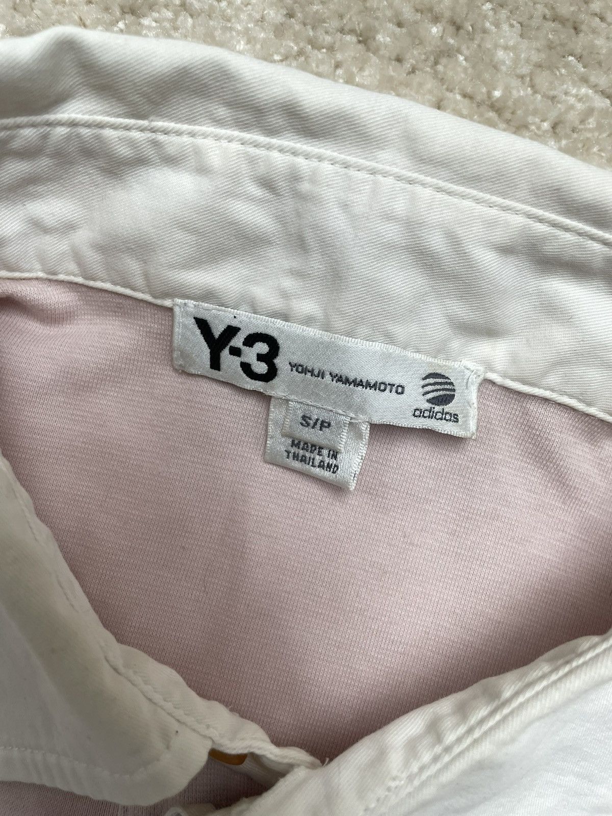 Y-3 adidas x Y-3 Vintage Polo Shirt Size US S / EU 44-46 / 1 - 5 Thumbnail