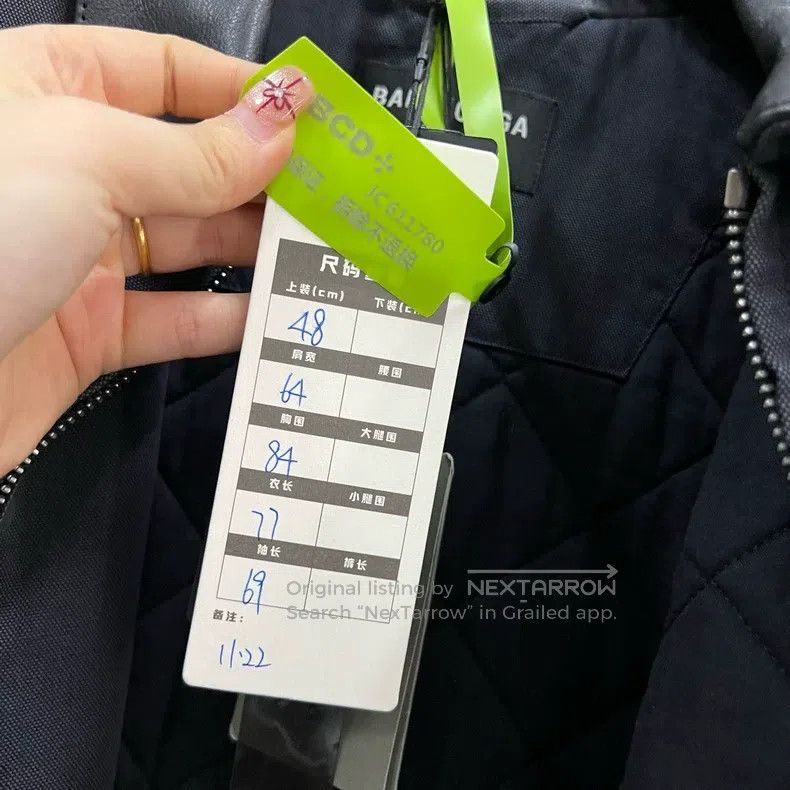 Balenciaga Balenciaga Alphabet patch long sleeve jacket Size US M / EU 48-50 / 2 - 6 Thumbnail