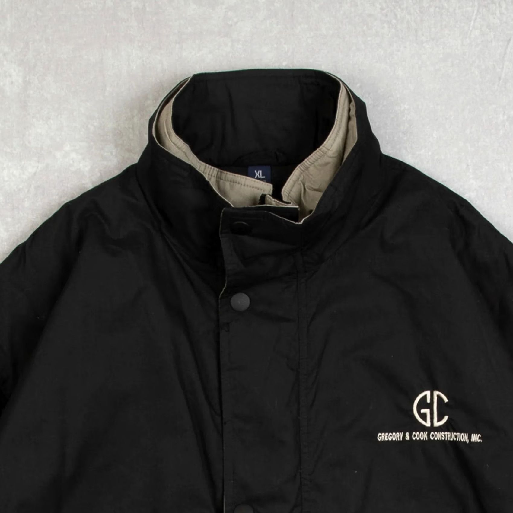 X-LARGE VINTAGE Men’s 1990s Unbranded GC Padded Bomber Jacket X-Large Black Size US XL / EU 56 / 4 - 3 Thumbnail