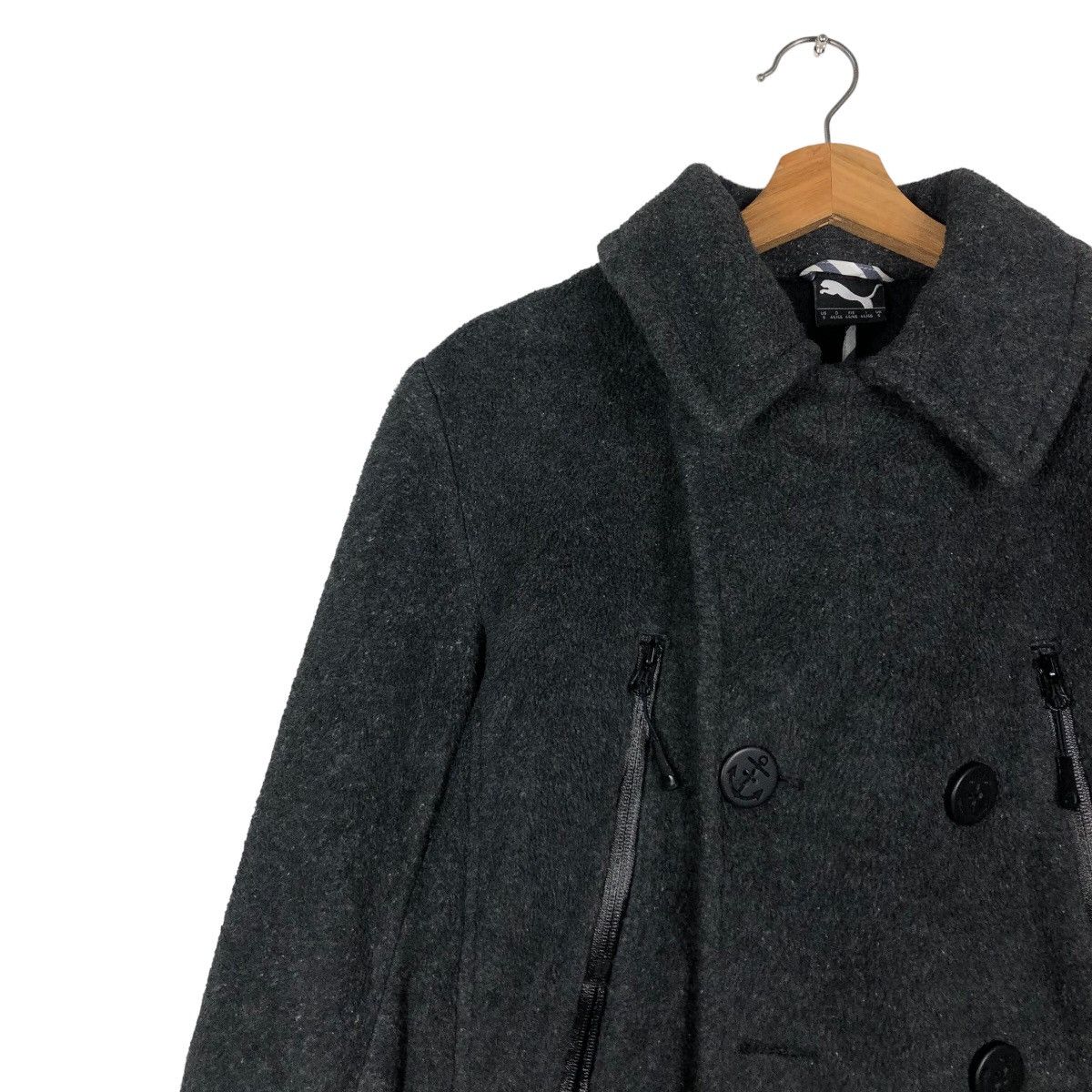 Japanese Brand 🔥Vintage Duffle Wool Jacket Puma Double Breast Size US S / EU 44-46 / 1 - 7 Thumbnail