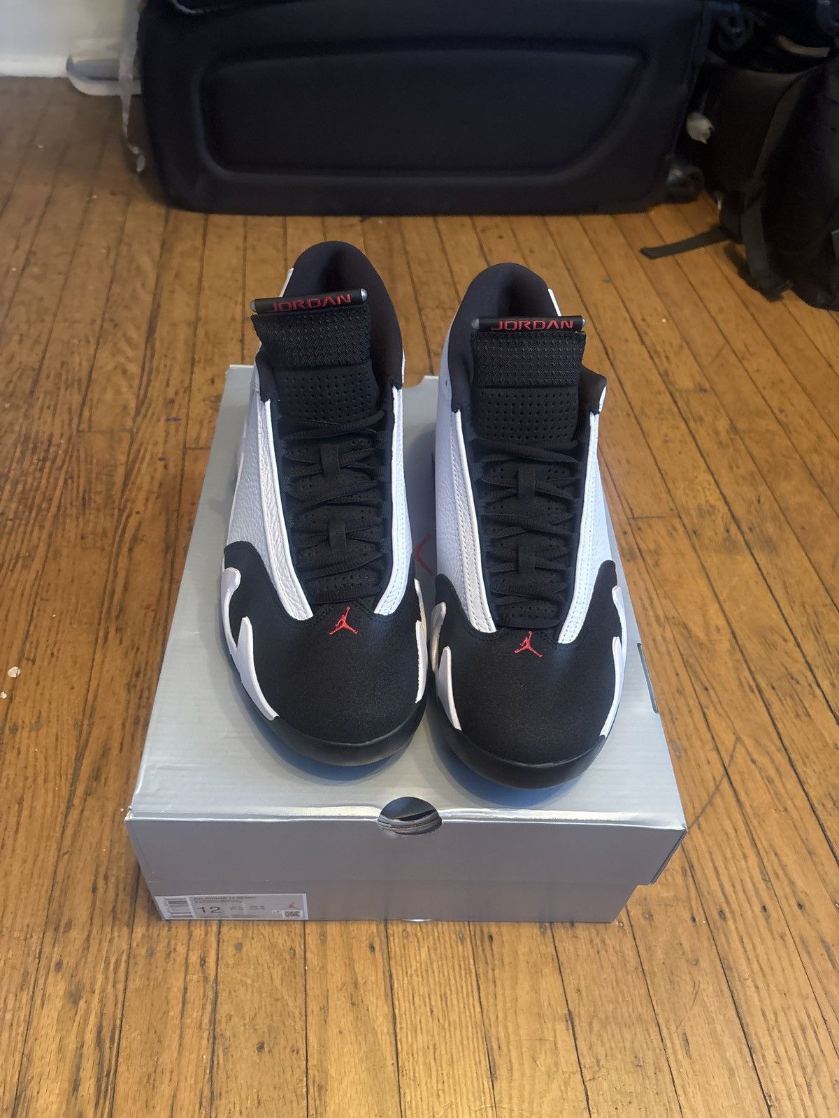 Jordan Brand Air Jordan 14 black toe Size US 12 / EU 45 - 3 Thumbnail