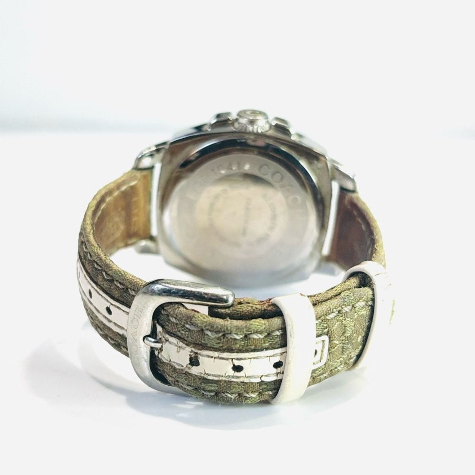 Coach COACH Brown Signature C Jacquard Boyfriend Watch Size ONE SIZE - 2 Thumbnail