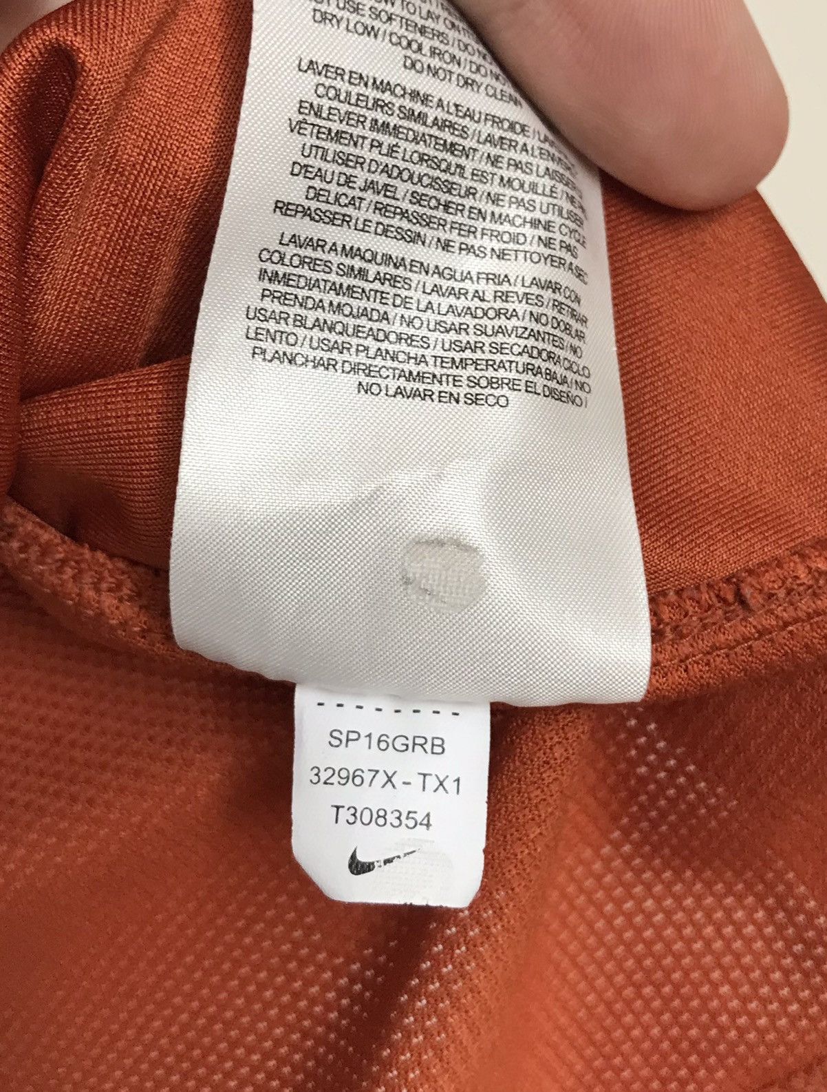 Nike Texas Longhorns Nike Elite Jerseys Longsleeve Dri-Fit Size US M / EU 48-50 / 2 - 8 Thumbnail