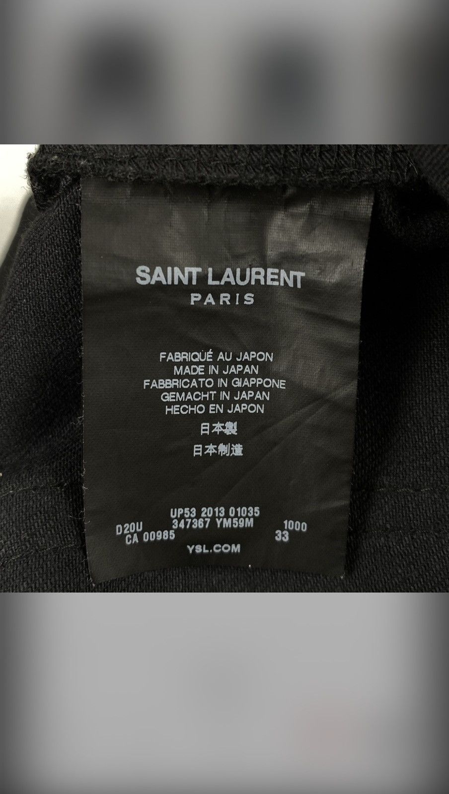 Saint Laurent Paris FW13- black D01 skinny denim by hedi slimane Size US 32 / EU 48 - 12 Thumbnail