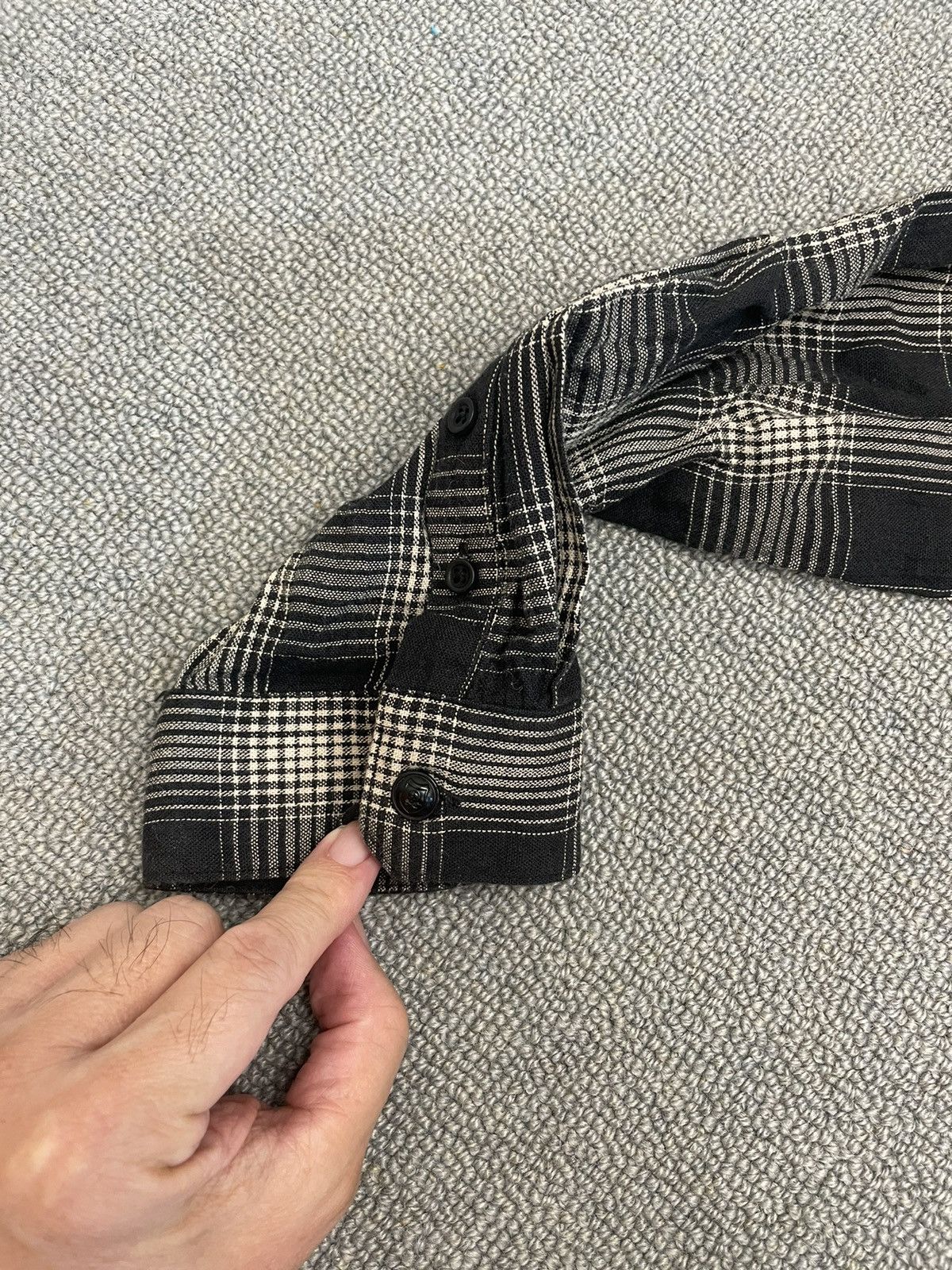 The Kooples The Kooplex Sport Plaid Long Sleeve Shirt Size US XL / EU 56 / 4 - 4 Thumbnail