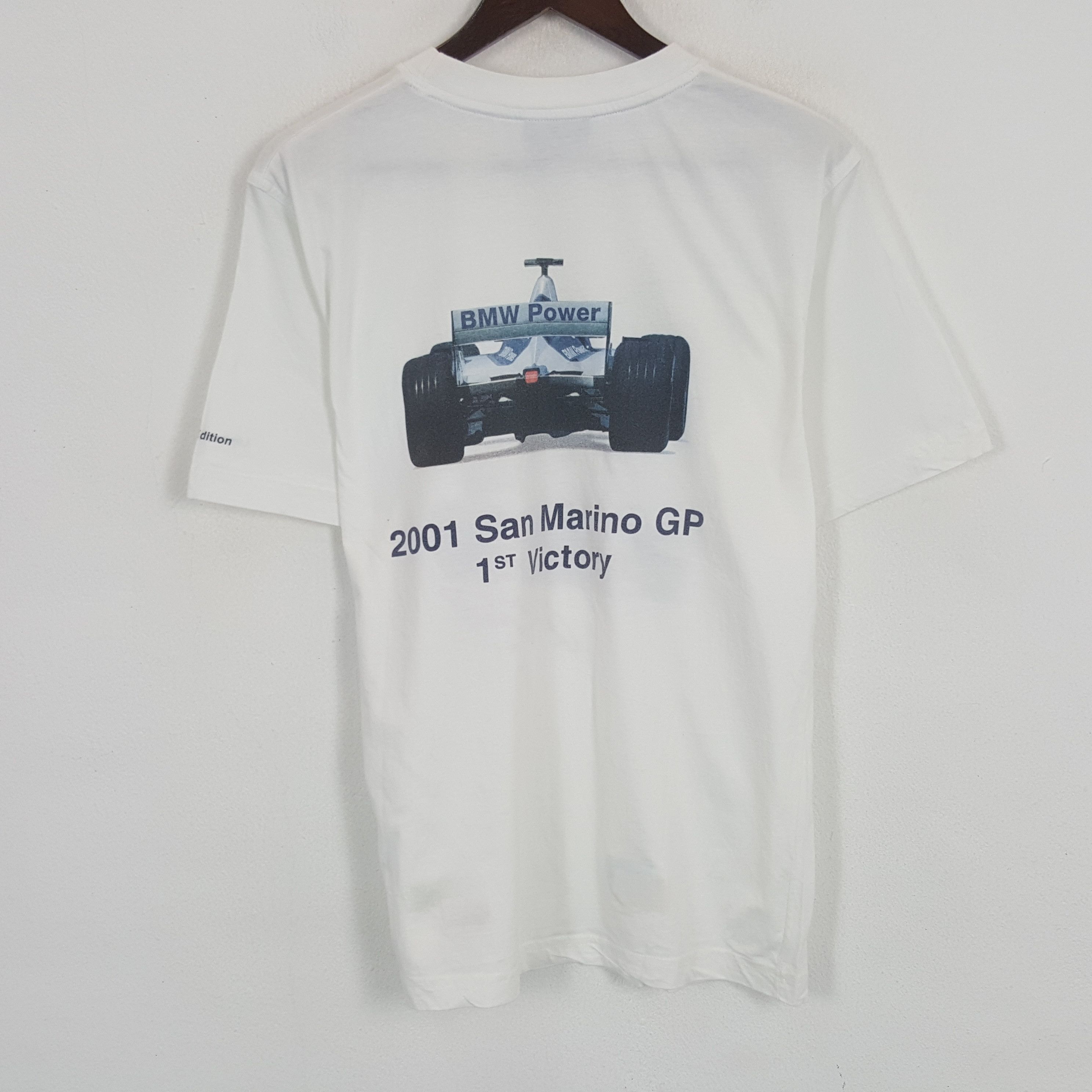 Vintage Vintage BMW Power 2001 San Marino GP 1st Victory Tshirt Size US M / EU 48-50 / 2 - 1 Thumbnail