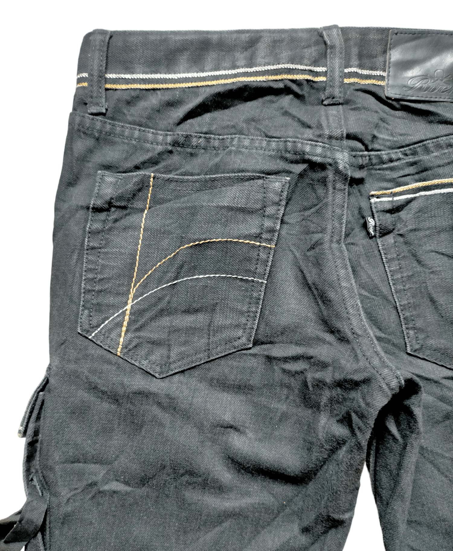 Japanese Brand Roen Jeans Cargo Punk Style Size US 30 / EU 46 - 9 Thumbnail