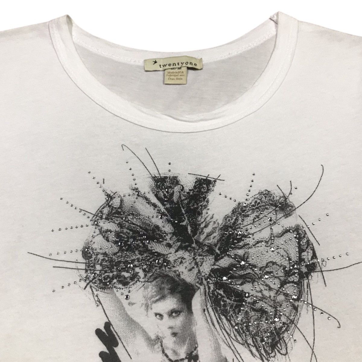 Other Y2K Twentyone Cheerleader T-Shirt Size M / US 6-8 / IT 42-44 - 4 Thumbnail