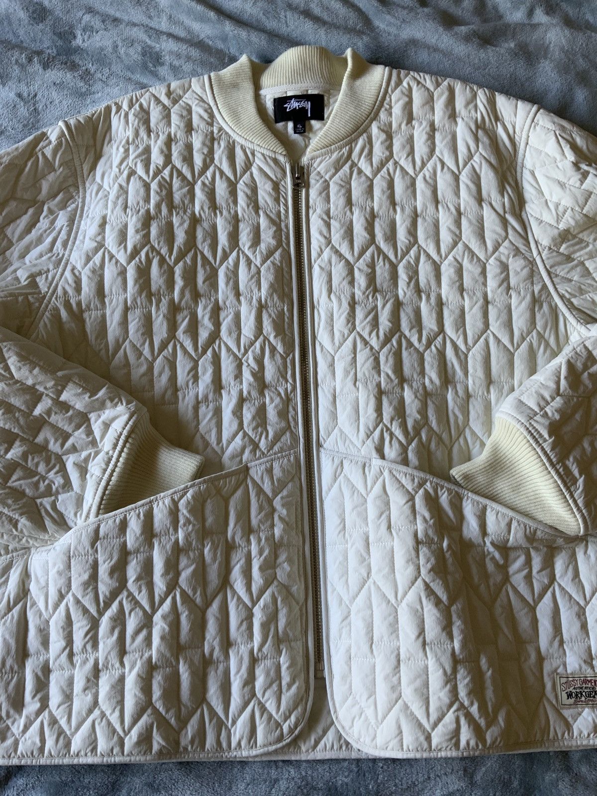 Stussy stussy quilted jacket Size US XL / EU 56 / 4 - 2 Thumbnail