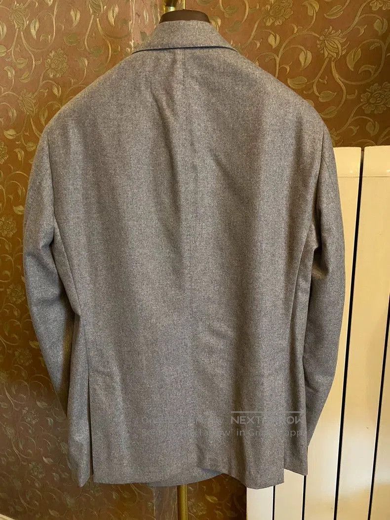 Loro Piana LoroPiana Double-Breasted Wool Suit Jacket. Size US M / EU 48-50 / 2 - 3 Thumbnail