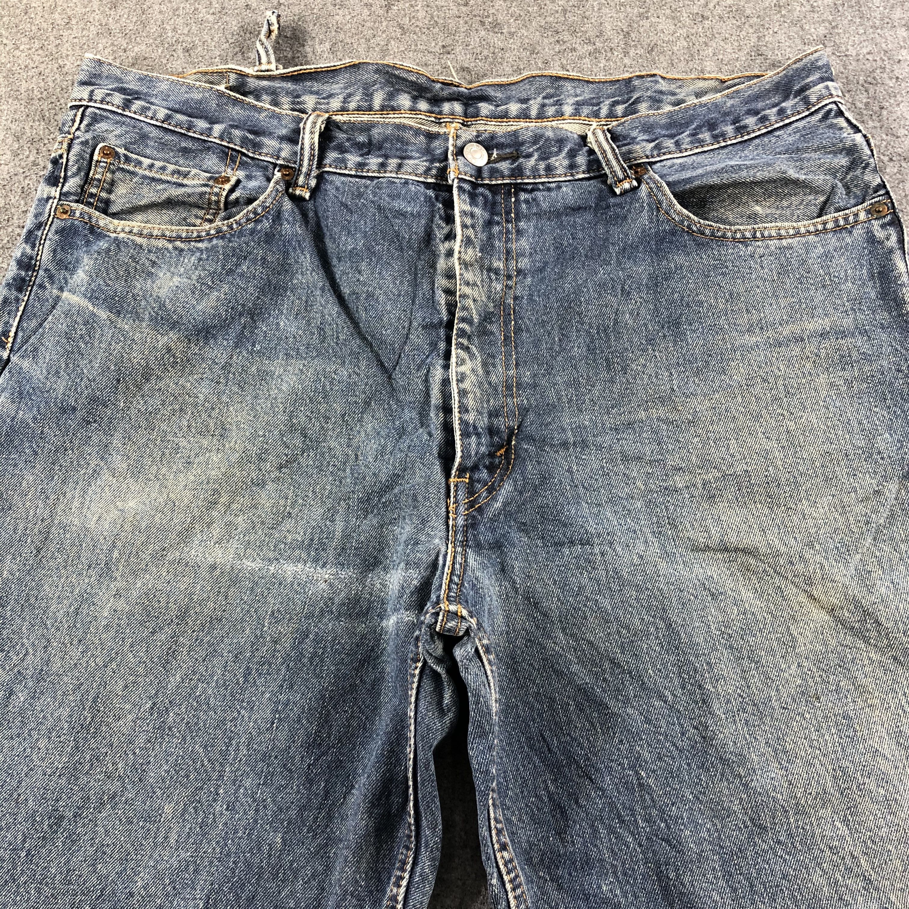 Levi's Vintage Blue Wash Levis 550 Jeans-J2629 Size US 40 / EU 56 - 3 Thumbnail