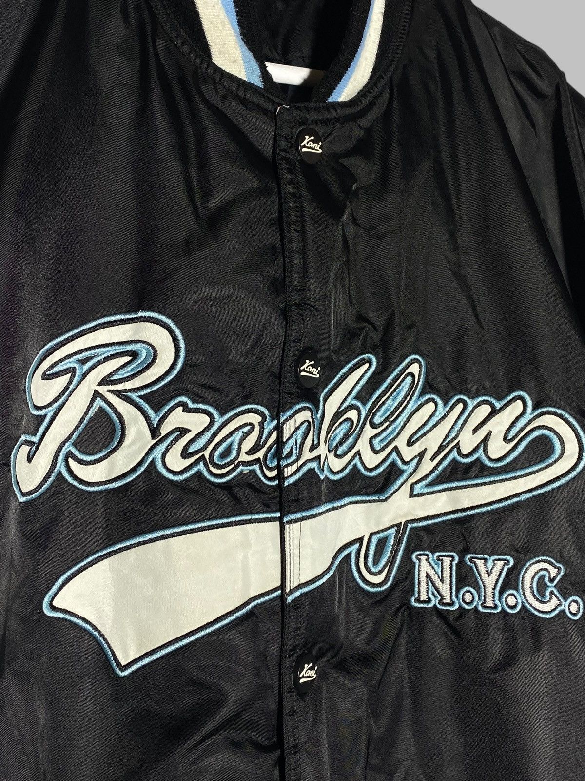 Karl Kani 🔥 Y2K KARL KANI BOMBER JACKET BROOKLYN NYC HIP HOP STYLE Size US M / EU 48-50 / 2 - 5 Thumbnail