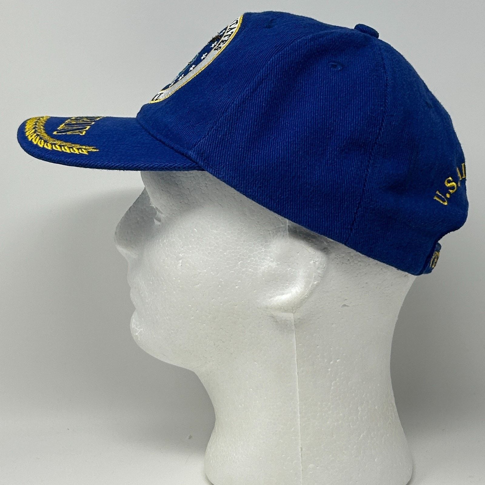 Other US Air Force Veteran Hat Cap Blue USAF Gold Leaf Leaves Size ONE SIZE - 6 Thumbnail