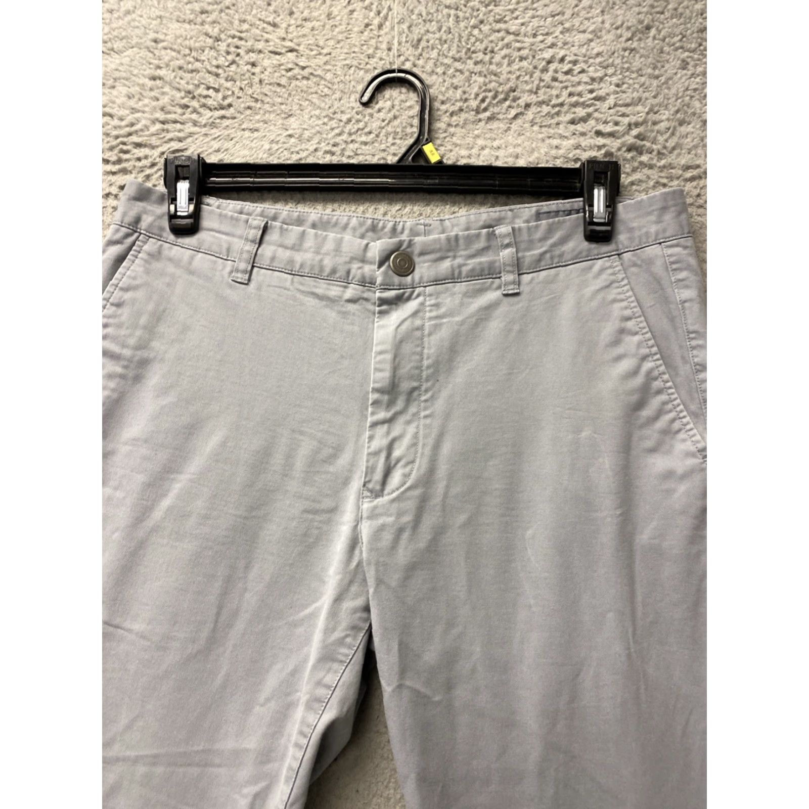 Bonobos Bonobos Chino Pants Men 33x32 Gray Glacier Pants Casual /0434 Size US 33 - 2 Thumbnail