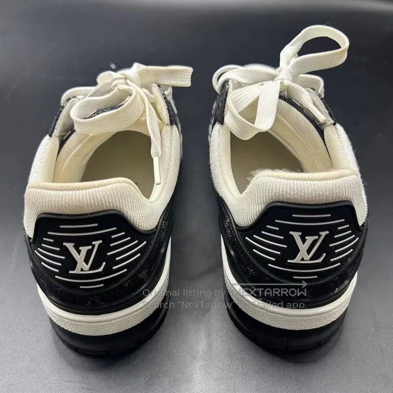 Louis Vuitton Louis Vuitton Black and white panda trainer sneakers Size US 6 / EU 39 - 3 Thumbnail