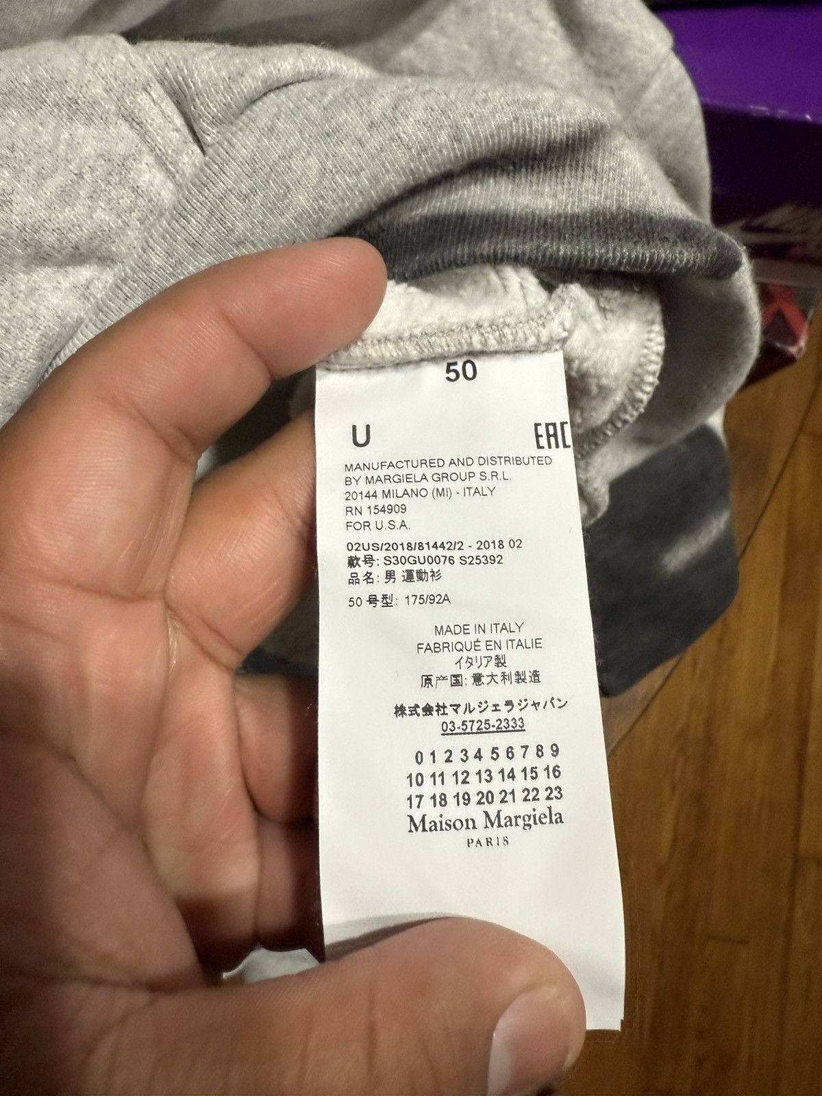 Maison Margiela Maison Margiela Hoodie Spray Paint Size Medium Size US M / EU 48-50 / 2 - 9 Thumbnail