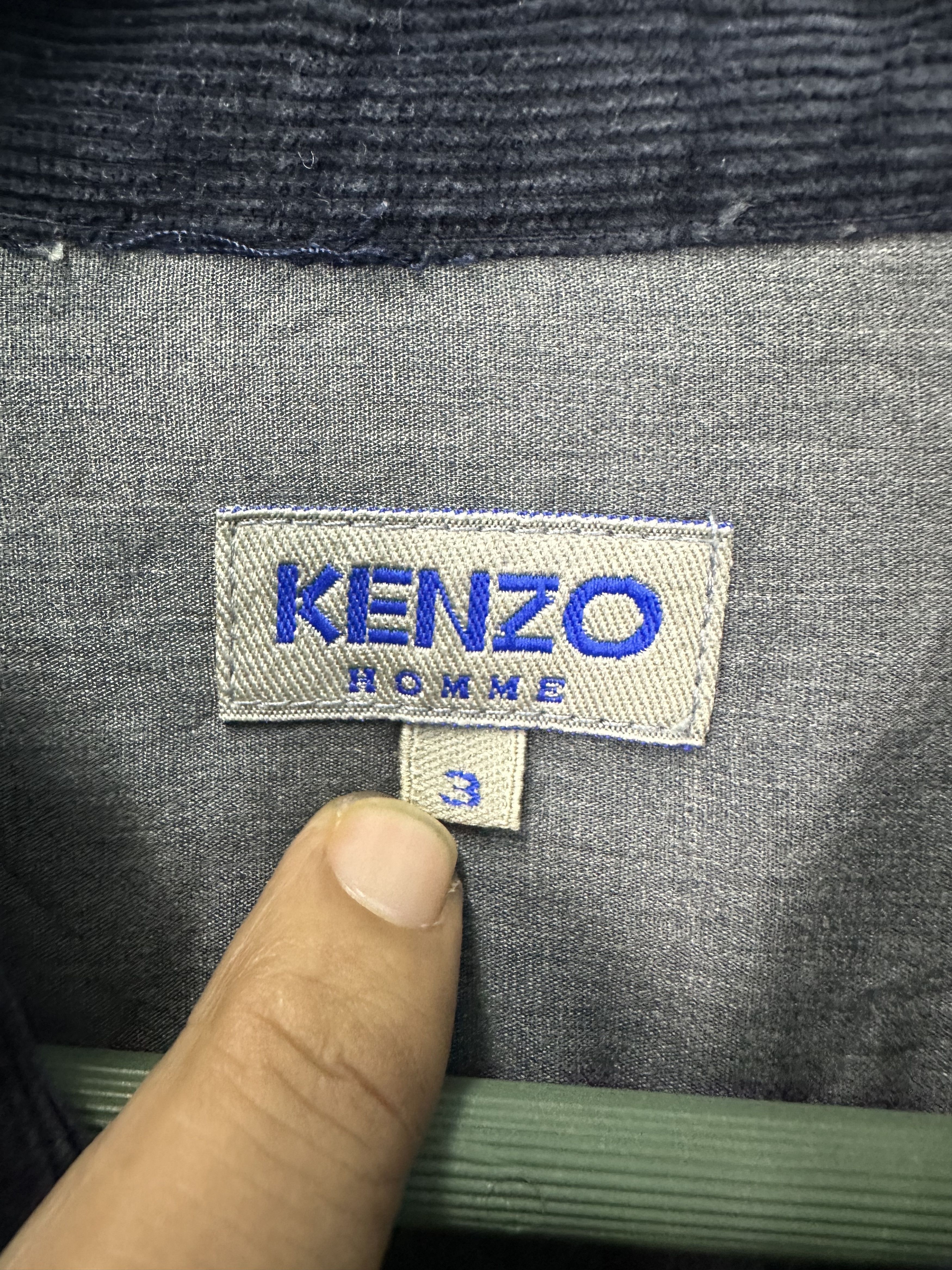 Kenzo 90s Kenzo Homme Corduroy Button Jacket Z328 Size US L / EU 52-54 / 3 - 9 Thumbnail