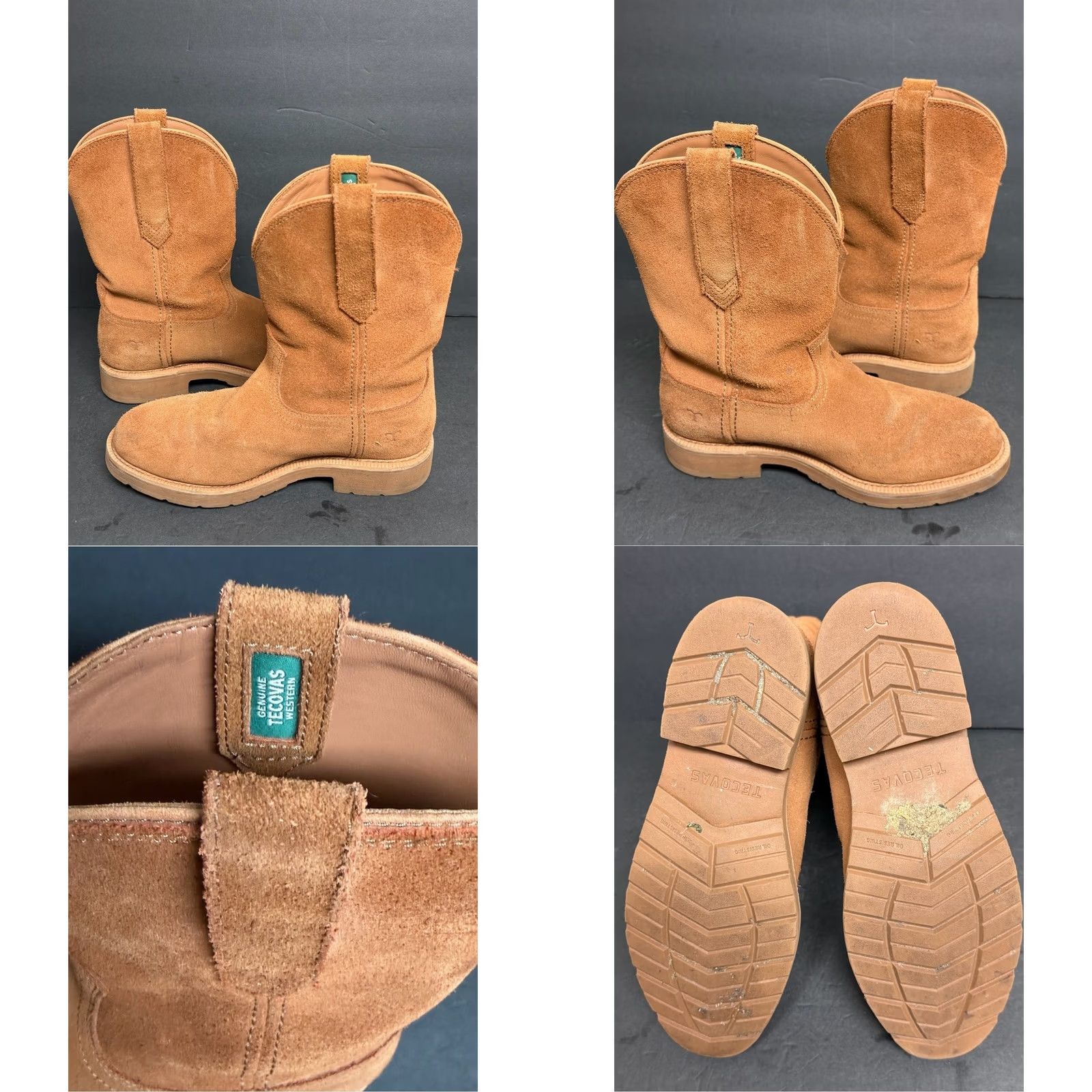 Tecovas Tecovas Mens Boot Size 8D Rugged Roper Cashew Roughout Cashew Size US 8 / EU 41 - 8 Thumbnail