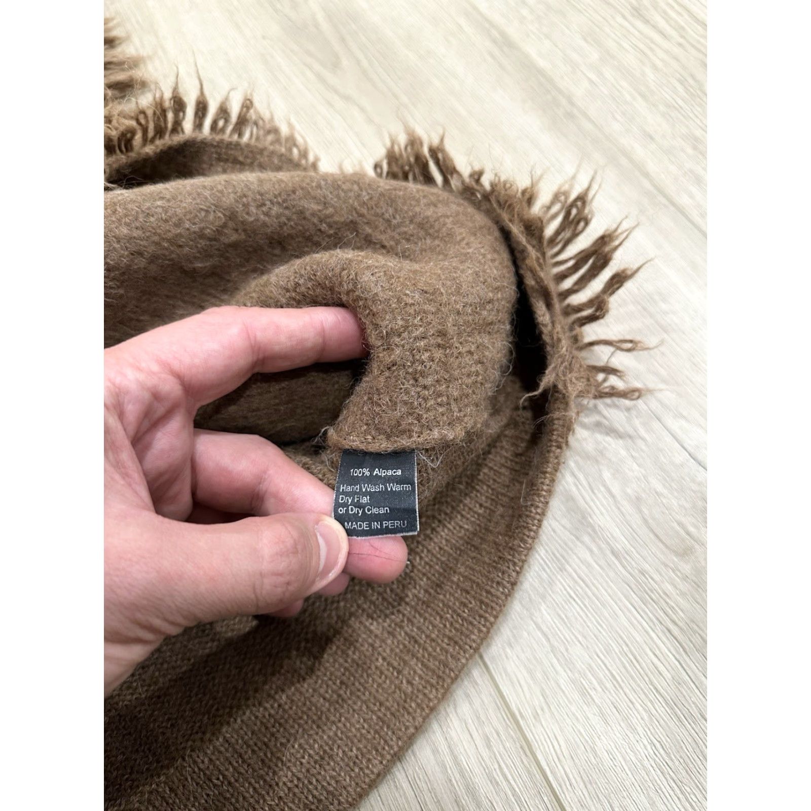 Vintage A DETACHER Sweater Vest Shirt Bohemian Alpaca Brown Sleeveless Size S Women Size S / US 4 / IT 40 - 6 Thumbnail