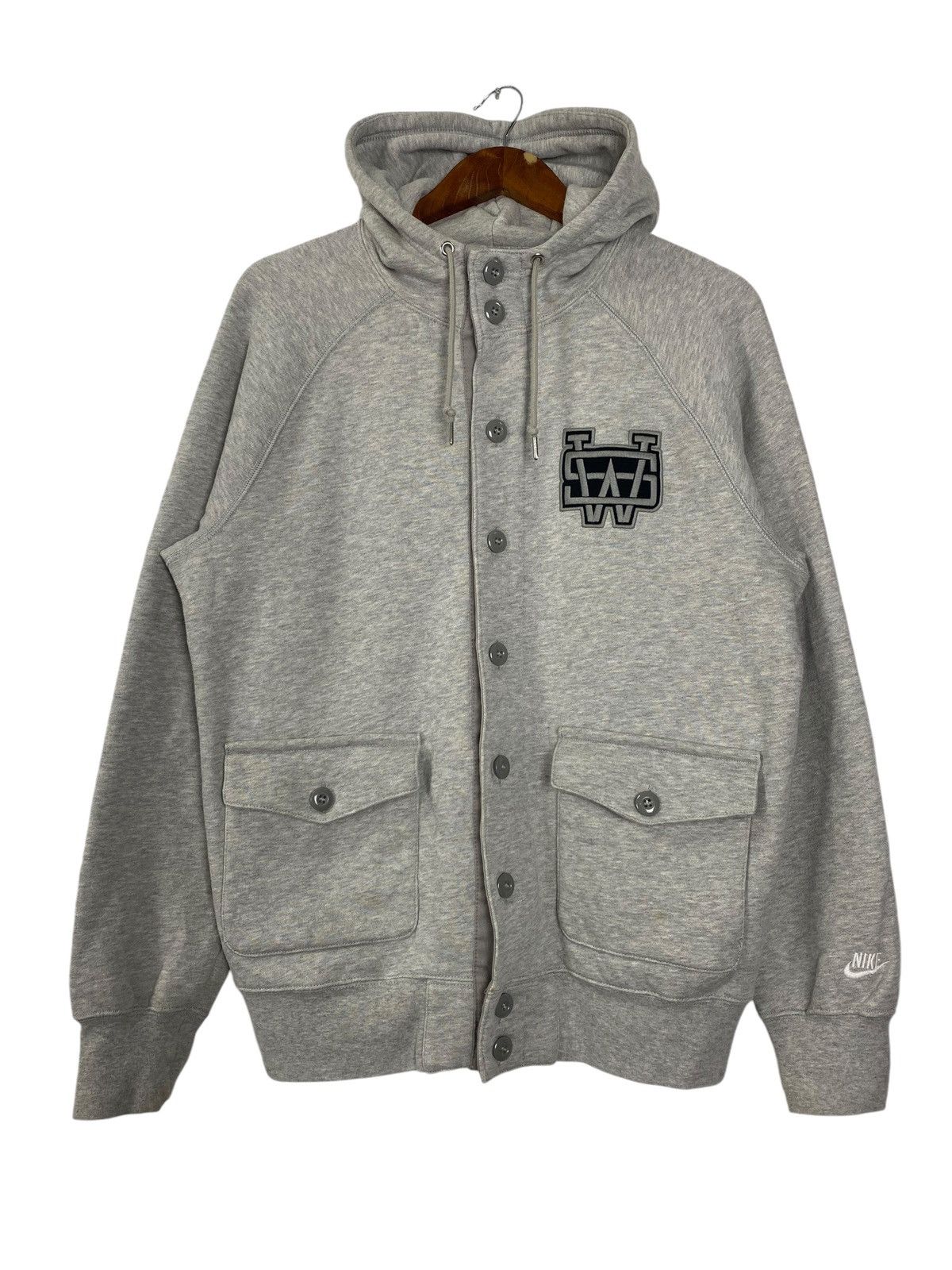 Nike × Vintage Nike WS logo hoodie Size US L / EU 52-54 / 3 - 1 Thumbnail