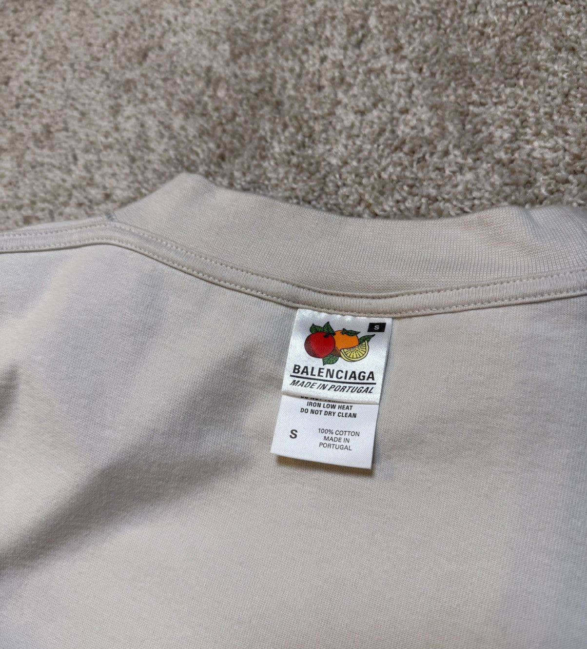 Balenciaga Balenciaga XXXL Inside Out Logo T-Shirt Size US XXL / EU 58 / 5 - 4 Thumbnail
