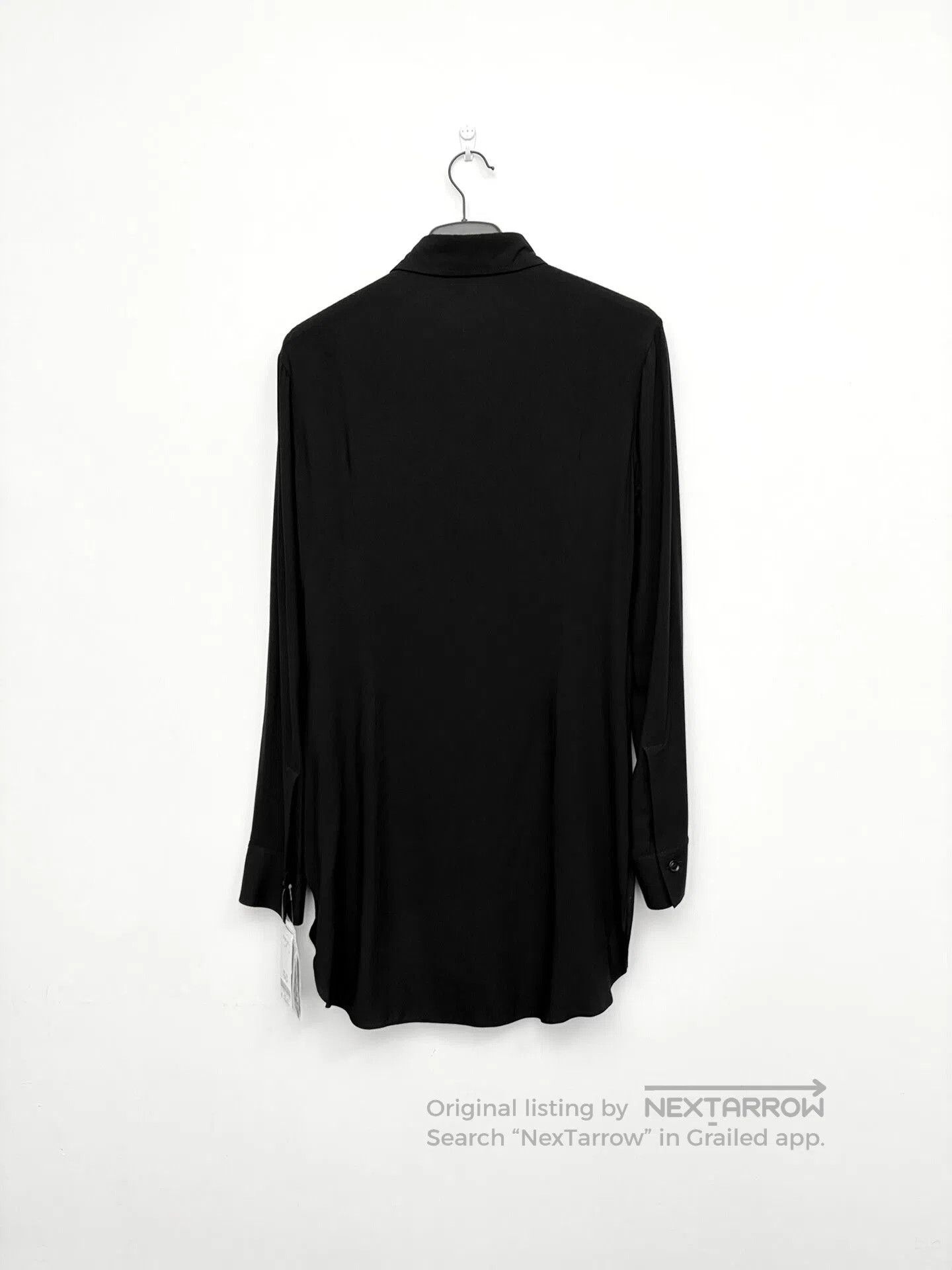 Yohji Yamamoto Yohji Yamamoto Black Long Sleeve Shirt. Size L / US 10 / IT 46 - 3 Thumbnail