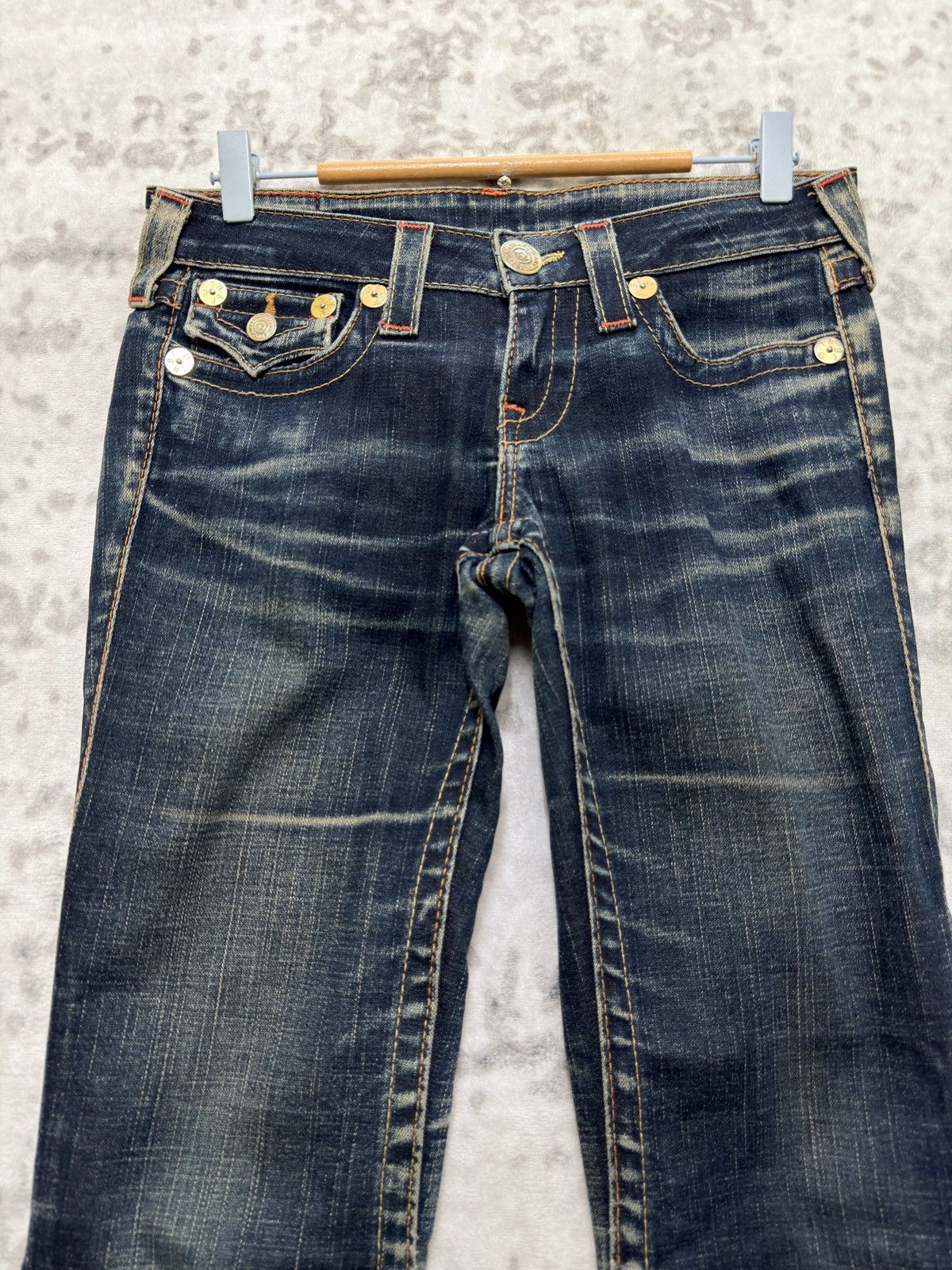 True Religion True Religion Joey Flare Jeans Y2K Low Rise Women Denim Size US 28 / EU 44 - 3 Thumbnail
