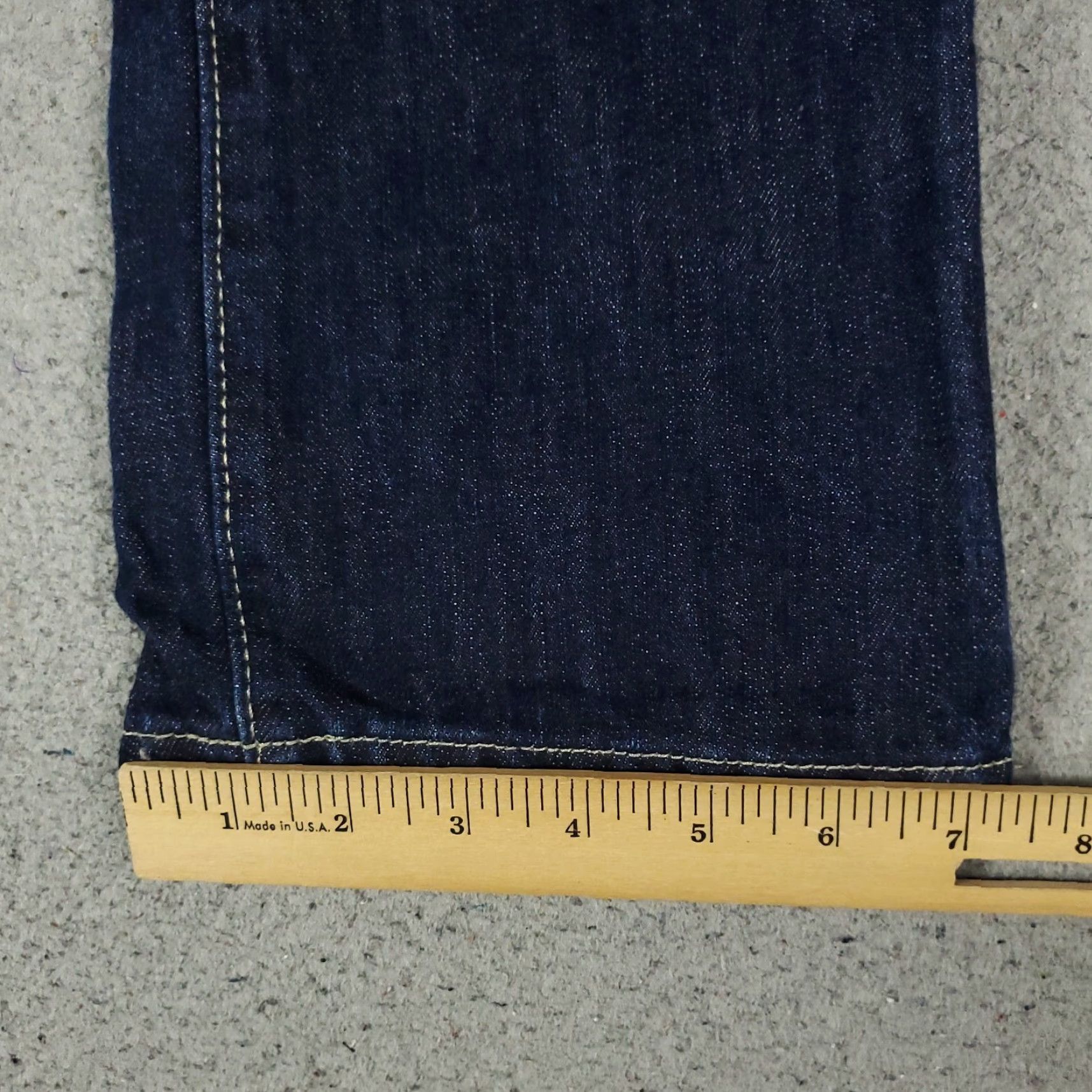Guess GUESS Men's Jeans 29x30 Blue Distressed Slim Straight Denim Pants Size US 29 - 7 Thumbnail