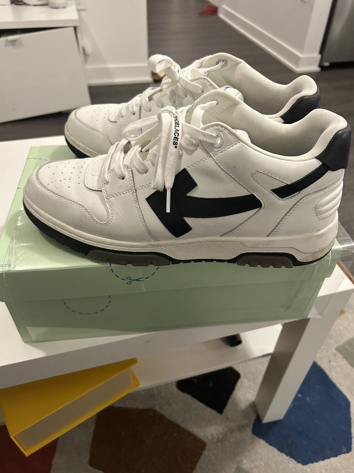 Off-White Off-White Out Of Office Sneakers Size US 13 / EU 46 - 6 Thumbnail