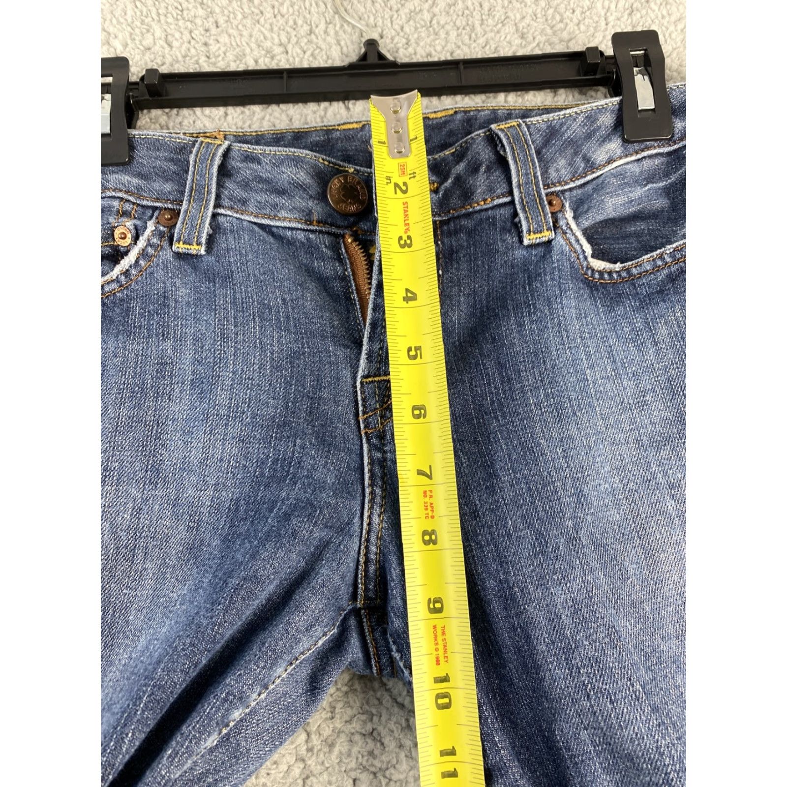 Lucky Brand Lucky Brand Women's Jeans Size 8 Low Rise Straight Blue Denim Cotton Blend Modern Slim Fit Size 30" / US 8 / IT 44 - 7 Thumbnail