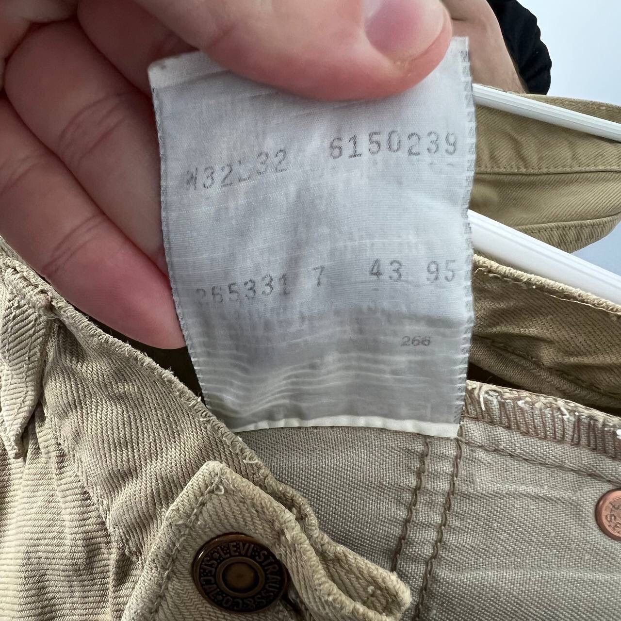 Levi's Y2K Distressed Levi’s Orange Tag Vintage Pants Jeans Baggy Size US 32 / EU 48 - 9 Thumbnail