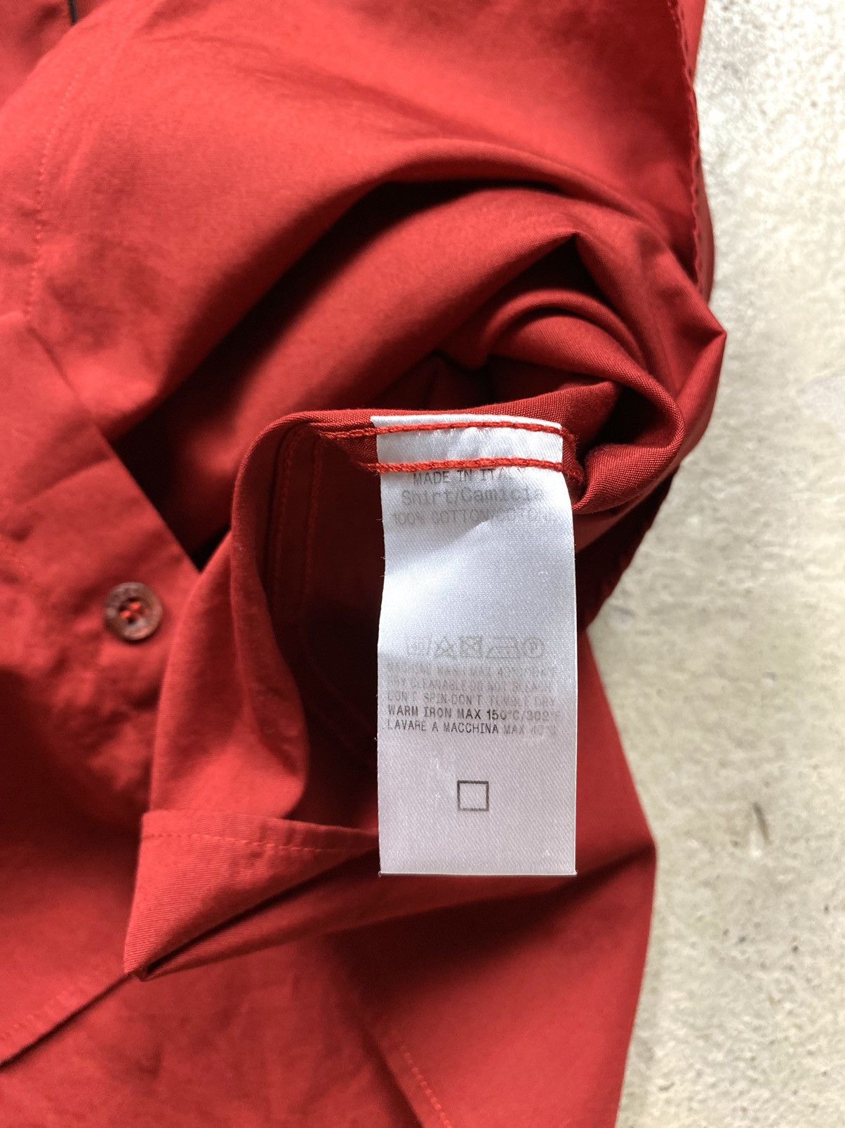 Gucci Gucci Red Shirt Button Up Luxury Designer Size US L / EU 52-54 / 3 - 7 Thumbnail