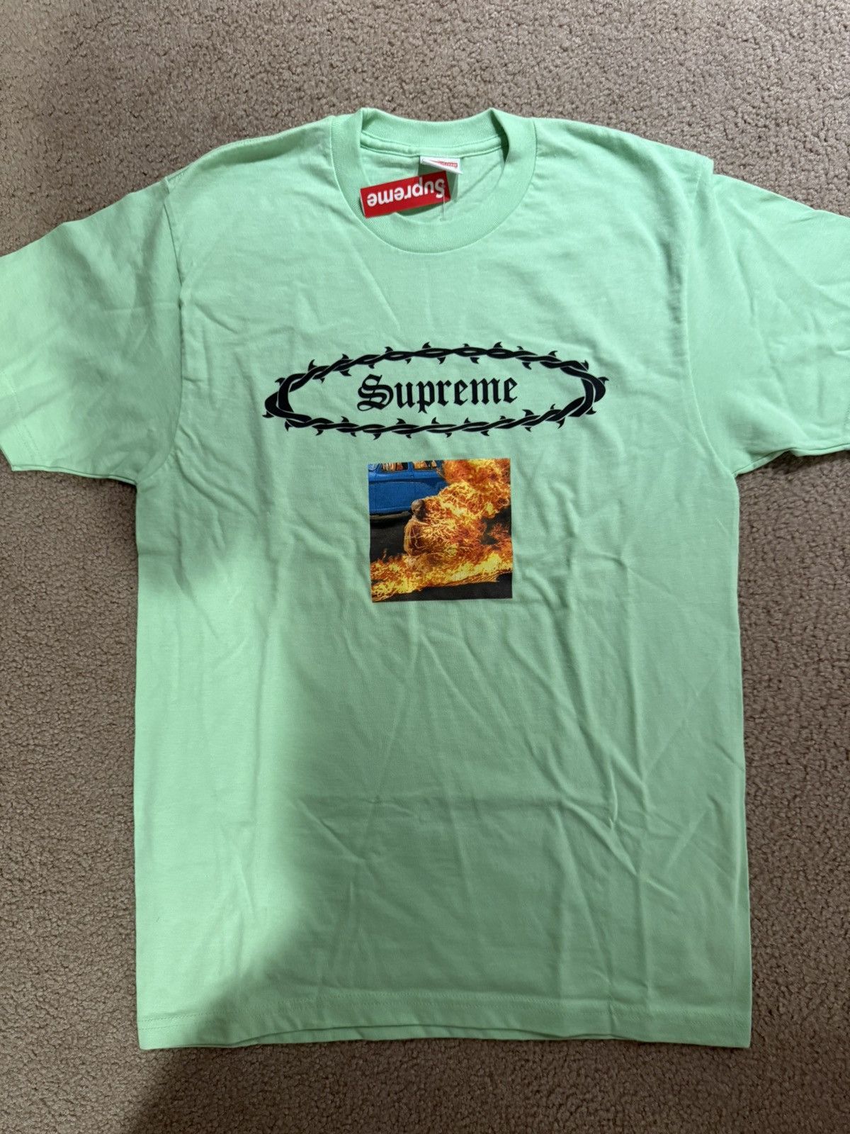 Supreme SUPREME ETERNAL TEE SS17 BRAND NEW UNWORN MINT GREEN Size US M / EU 48-50 / 2 - 1 Thumbnail