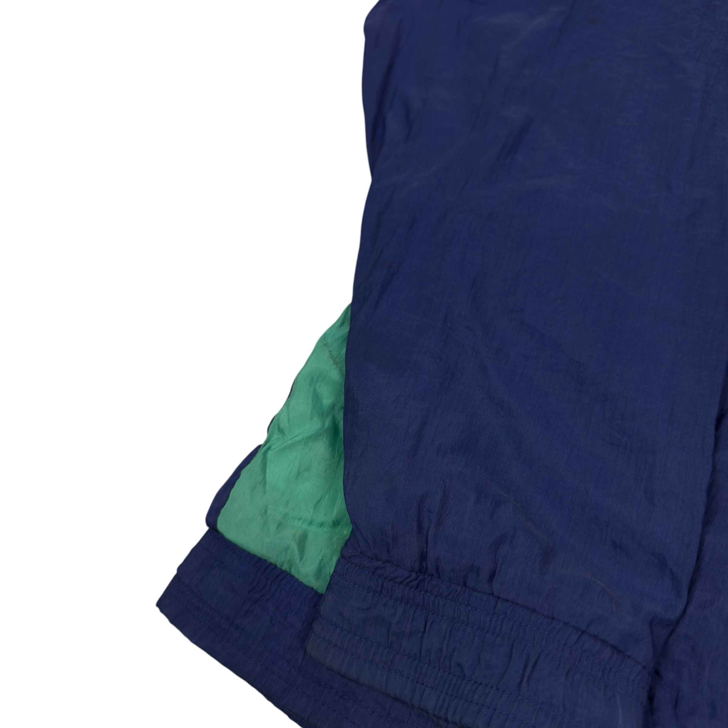 Adidas × Vintage Adidas Men's Blue Spellout Full Zip Windbreaker Jacket S Size US S / EU 44-46 / 1 - 8 Thumbnail