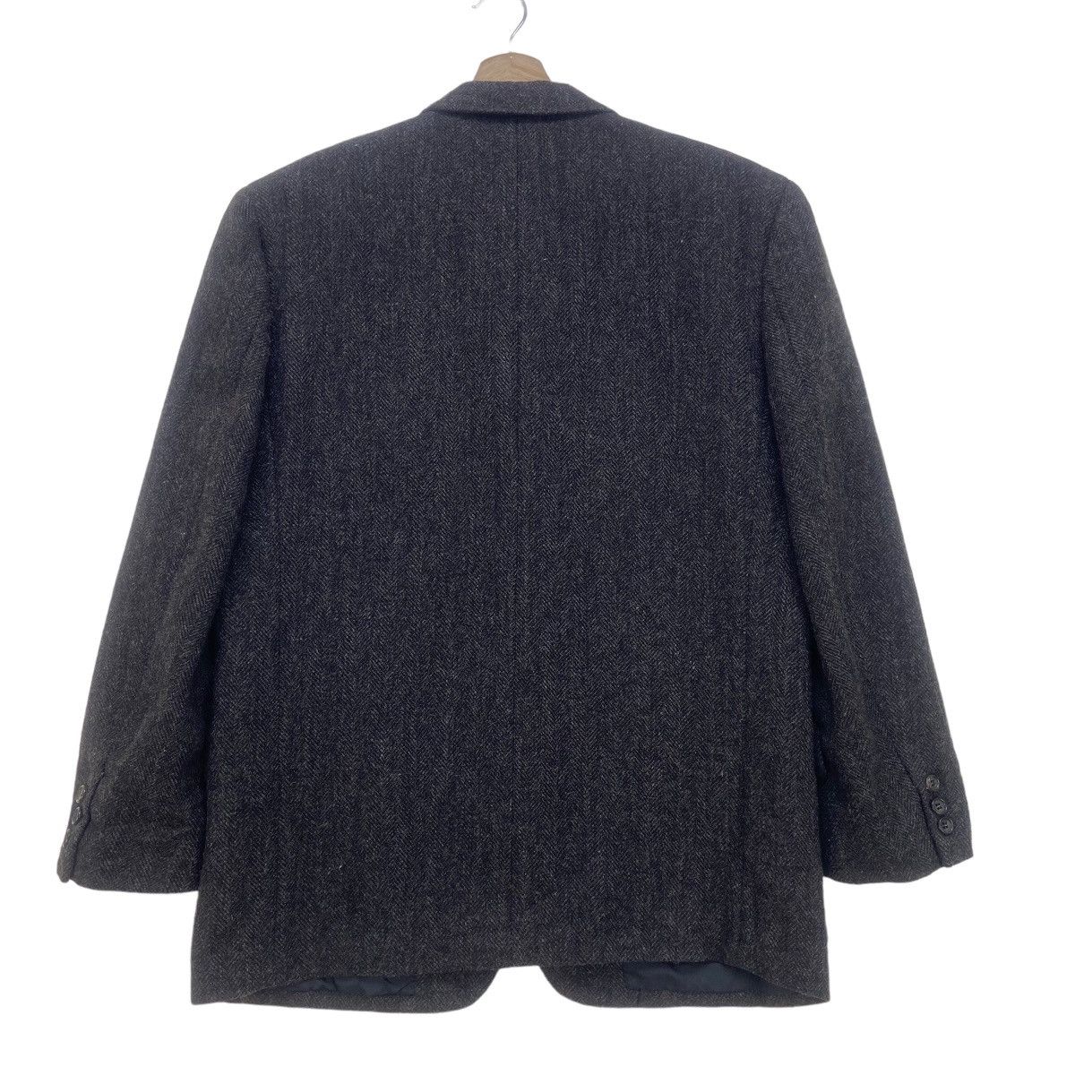 Comme des Garcons Homme 🔥AD1990 CDG Homme Deux Herringbone Laine Wool Coat Blazer Size US S / EU 44-46 / 1 - 3 Thumbnail